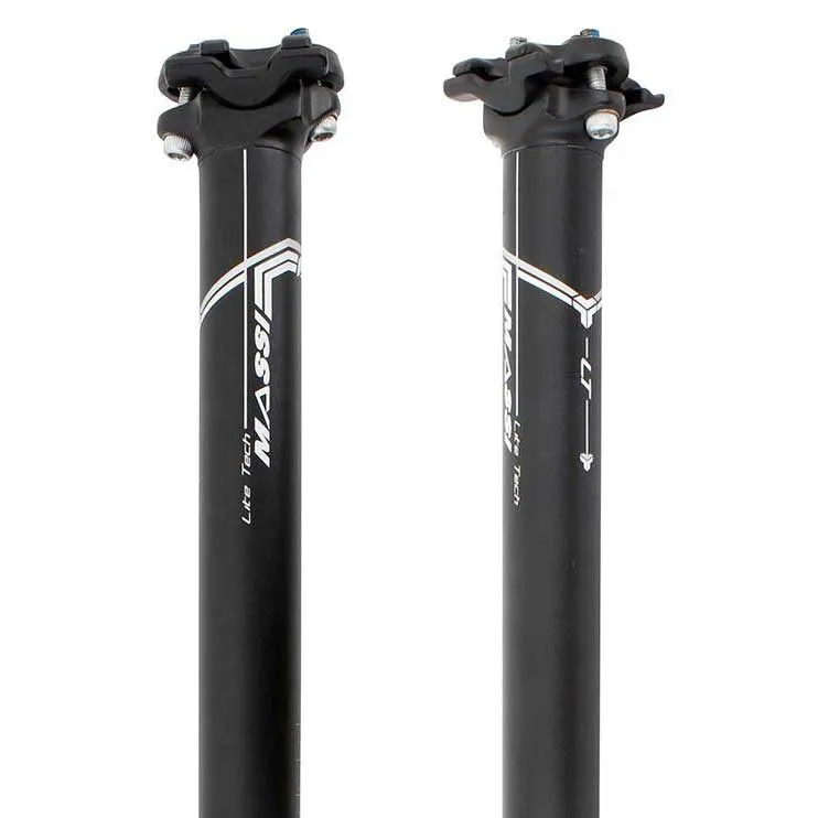 MASSI Msp-204 31.6x400 Mm Sattelstütze, Black / silver, 400mm, 31.6mm MASSI Msp-204 31.6x400 Mm Sattelstütze, Black / silver, 400mm, 31.6mm