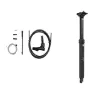 MASSI Msp 330 Teleskop-sattelstütze Refurbished, Black, 300-400mm