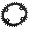 MASSI Narrow Compatible Shimano Oval 96 Bcd Kettenblatt, Black, 34t
