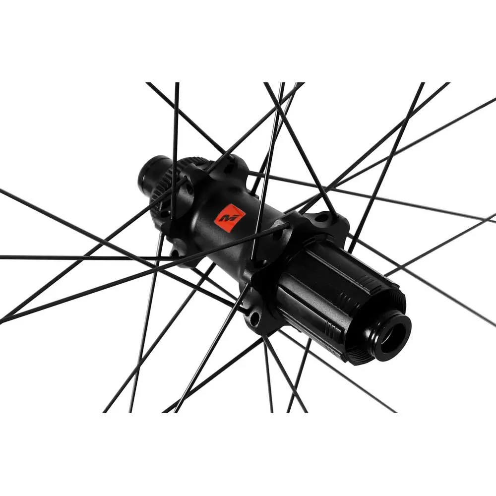 MASSI Protour 2 Cl Disc Rennrad Laufradsatz, Black, 12 x 100/12 x 142mm, Shimano7Sram HG