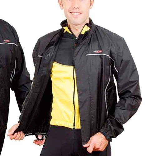 MASSI Raincape Sympatex Jacke, Black MASSI Raincape Sympatex Jacke, Black