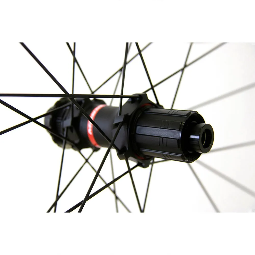 MASSI Rennrad Laufradsatz, Black, 12 x 100 / 12 x 142mm, Shimano/Sram HG MASSI Rennrad Laufradsatz, Black, 12 x 100 / 12 x 142mm, Shimano/Sram HG
