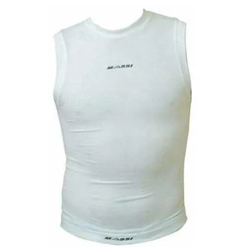 MASSI Thermo Light Ärmelloses Baselayer, White MASSI Thermo Light Ärmelloses Baselayer, White