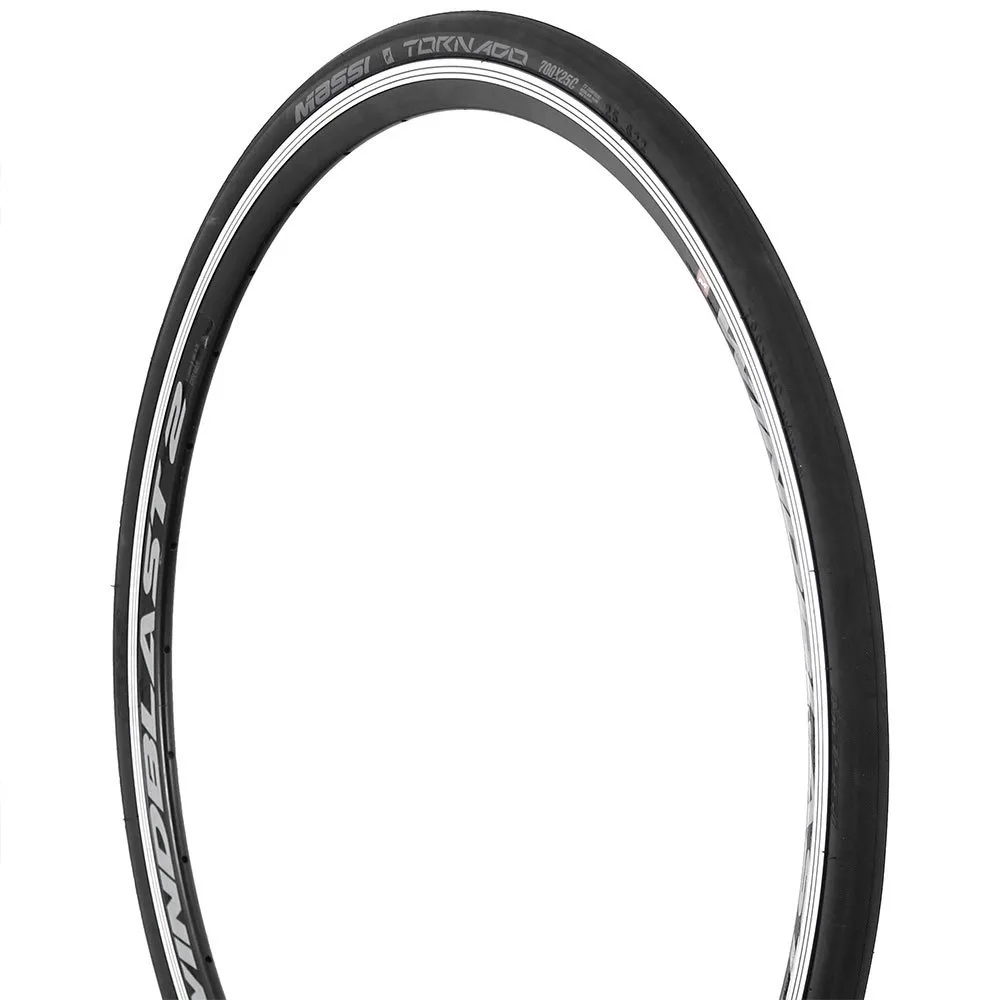 MASSI Tornado Race 700c X 25 Steifer Rennradreifen, Black, 700C x 25 MASSI Tornado Race 700c X 25 Steifer Rennradreifen, Black, 700C x 25