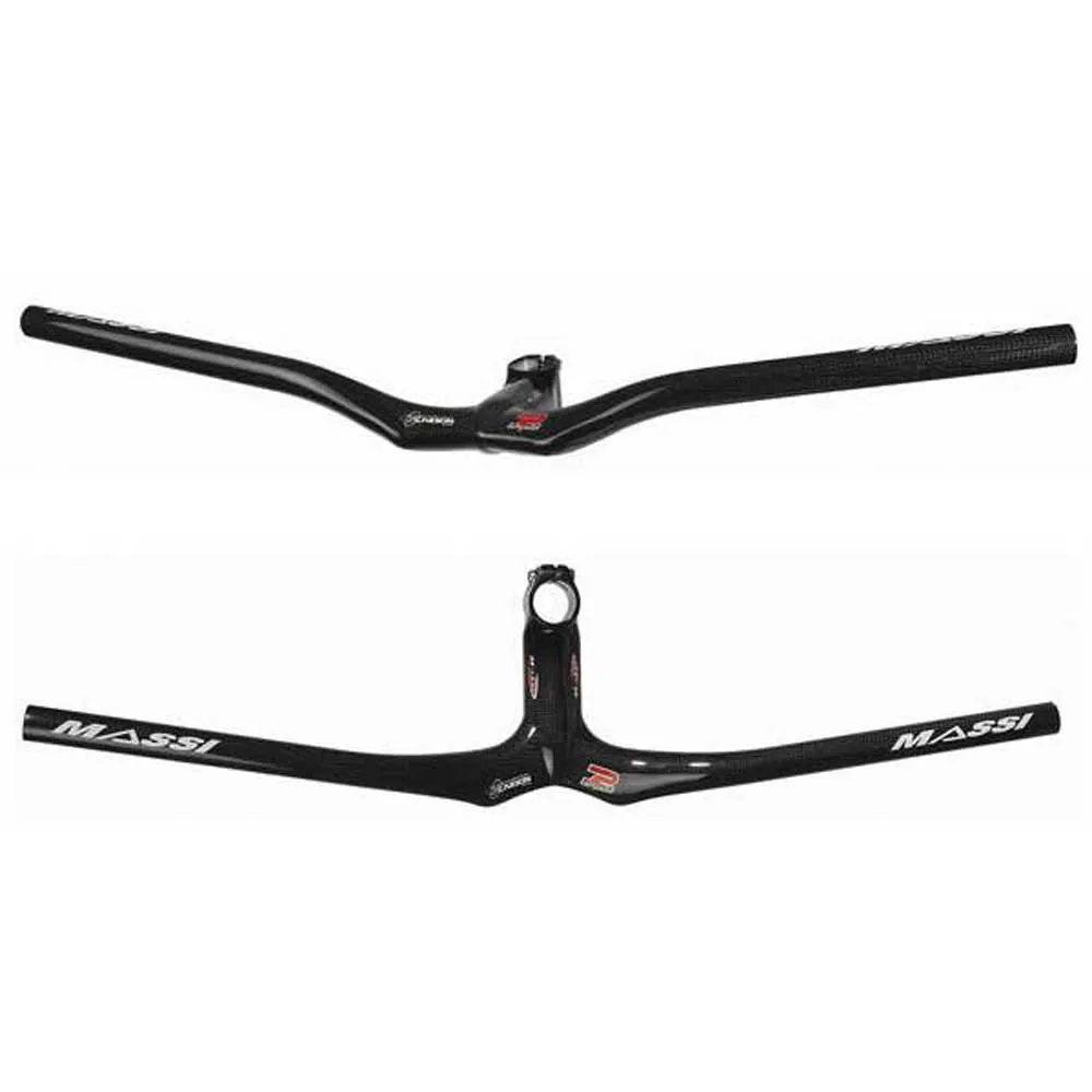 MASSI X-carbon 100 Mm Lenker, Black, 31.8mm, 660mm MASSI X-carbon 100 Mm Lenker, Black, 31.8mm, 660mm