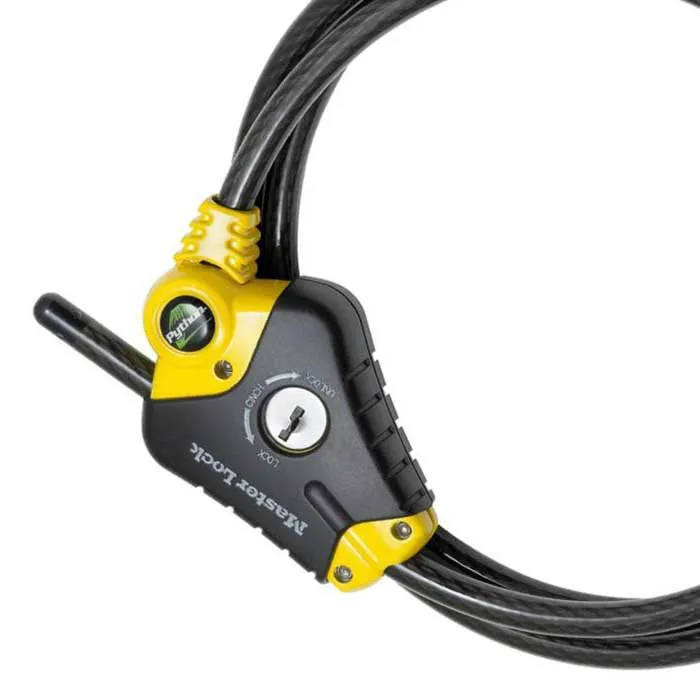 Masterlock 8420eurd Kabelschloss, Black / yellow, 10 x 4500mm