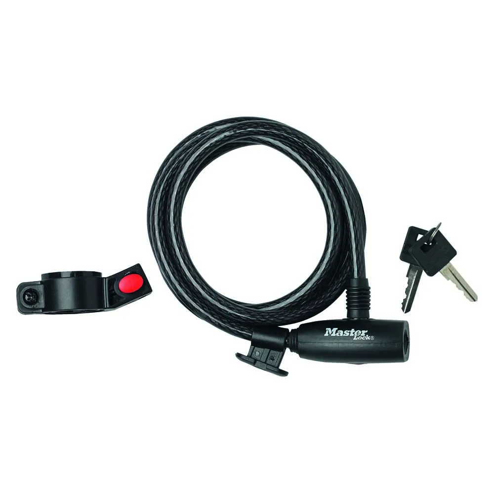 Masterlock Kabelschloss, Black, 1800 x 10mm