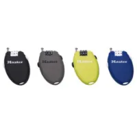 Masterlock Retractable 3 Digit Lock 4 Units Kabelschloss Masterlock Retractable 3 Digit Lock 4 Units Kabelschloss