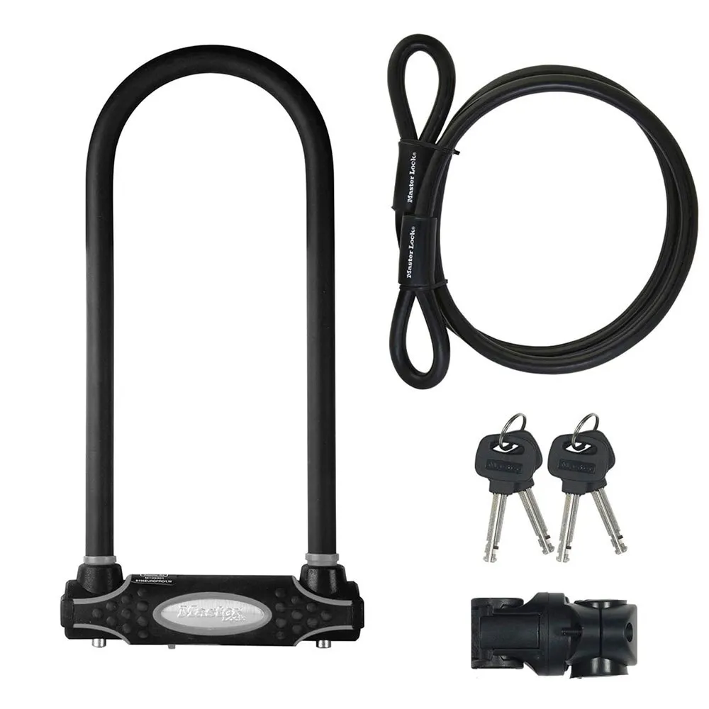 Masterlock U-lock 8285eurdpro Bügelschloss, Black, One Size Masterlock U-lock 8285eurdpro Bügelschloss, Black, One Size
