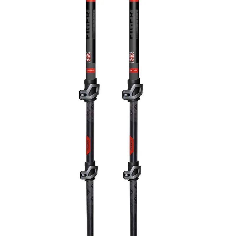 Masters Eiger Calu Stöcke, Black / red, 66-135cm Masters Eiger Calu Stöcke, Black / red, 66-135cm