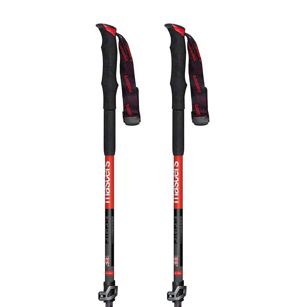 Masters Eiger Calu Stöcke, Black / red, 66-135cm Masters Eiger Calu Stöcke, Black / red, 66-135cm