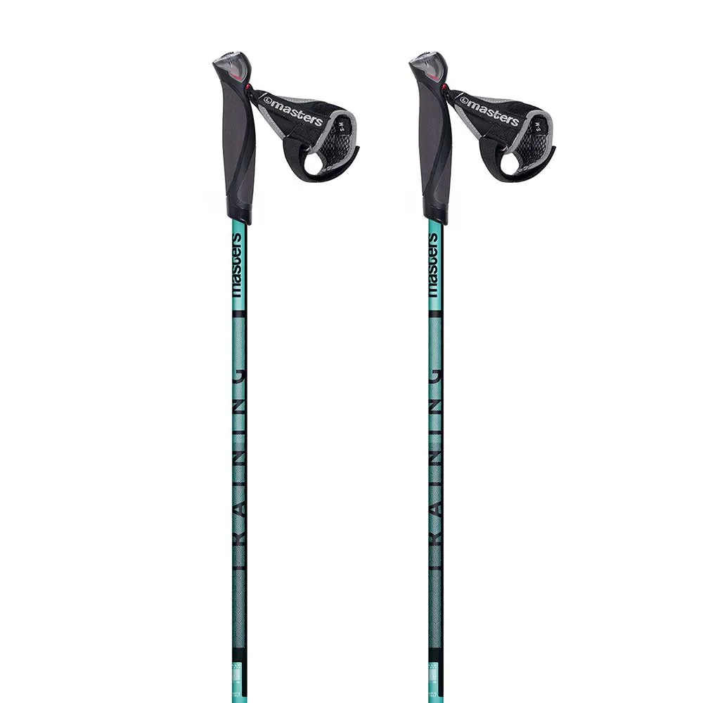 Masters Nordic Walking Stöcke, Black / turquoise, 77-135cm Masters Nordic Walking Stöcke, Black / turquoise, 77-135cm