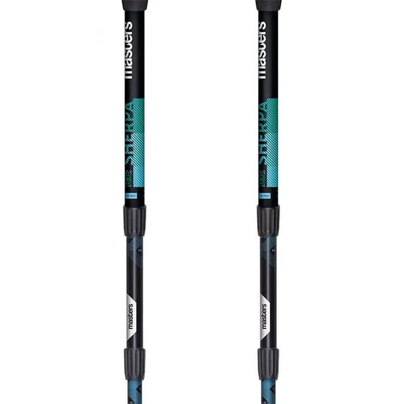 Masters Sherpa Stöcke, Black / turquoise, 65-140cm Masters Sherpa Stöcke, Black / turquoise, 65-140cm