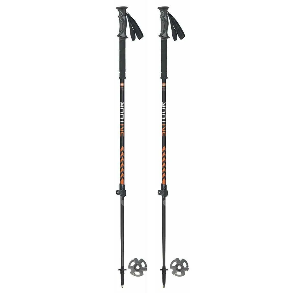 Masters Skitour Stöcke, Black / orange, 65-140cm Masters Skitour Stöcke, Black / orange, 65-140cm