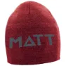 Matt Knit Runwarm Mütze, Bordeaux