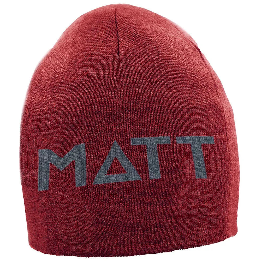 Matt Knit Runwarm Mütze, Bordeaux Matt Knit Runwarm Mütze, Bordeaux