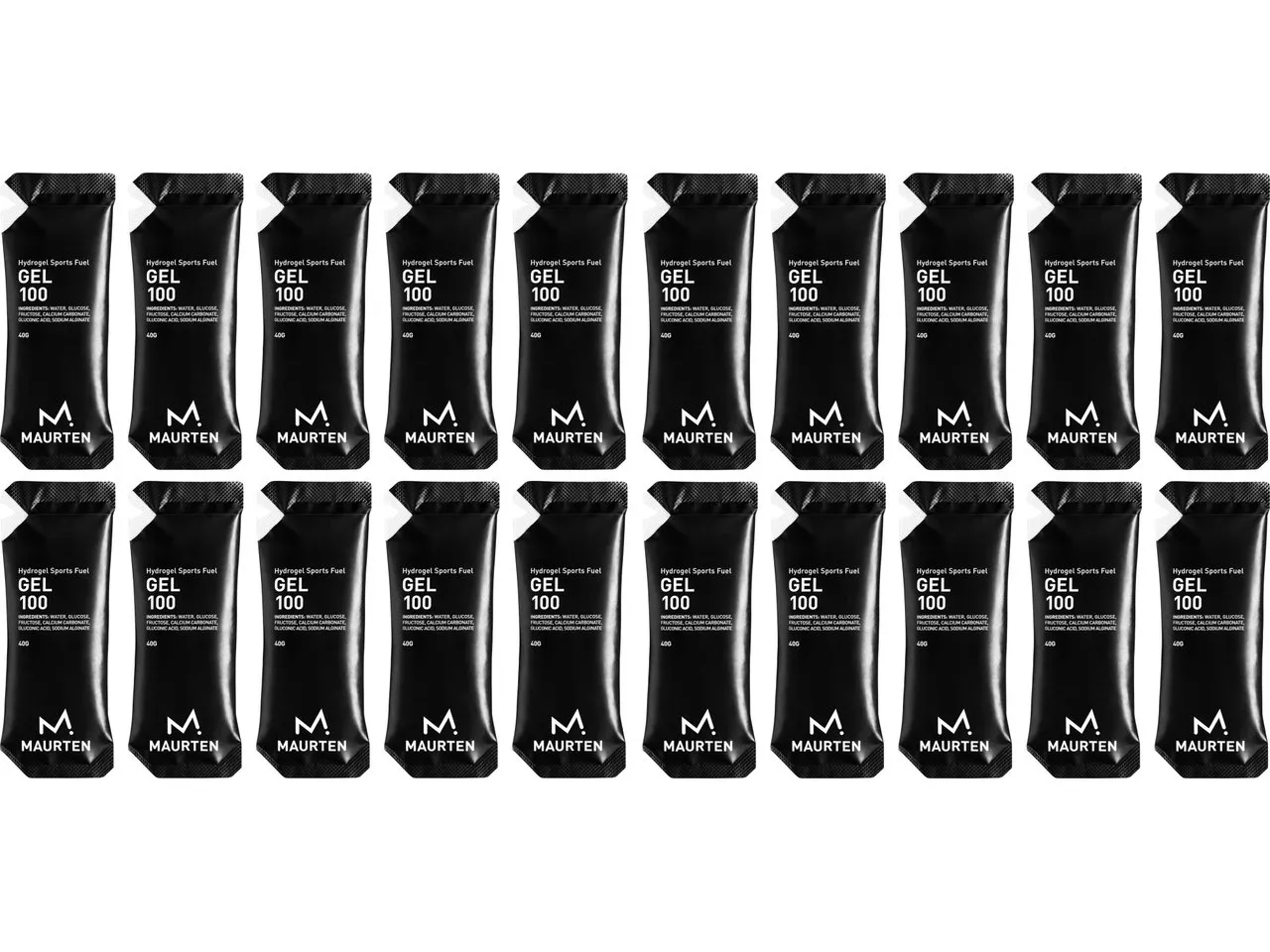 Maurten GEL 100 Energiegel - 20 Stück, 800g