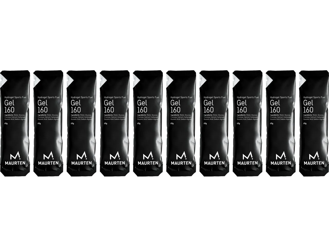 Maurten GEL 160 Energiegel - 10 Stück, 650g Maurten GEL 160 Energiegel - 10 Stück, 650g