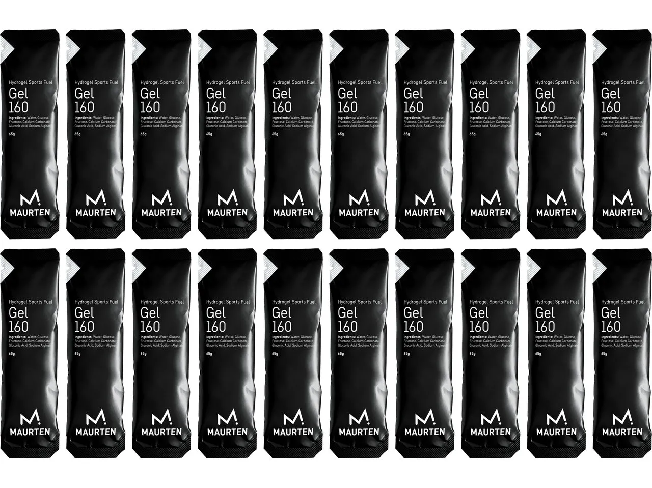 Maurten GEL 160 Energiegel - 20 Stück, 1300g Maurten GEL 160 Energiegel - 20 Stück, 1300g
