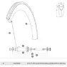 Mavic Aero Cxr Elite Exalith Front Speichen 9 Einheiten, Black, 283mm