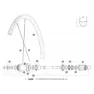 Mavic Aksium Elite Ust Disc 650b Hintere Rechte Speichen 12 Einheiten, Black, 273mm