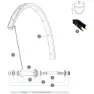 Mavic Allroad Elite Ust Ub 2018 Front Speichen 9 Einheiten, Black, 285mm