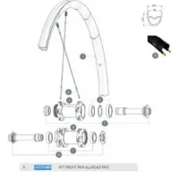 Mavic Allroad Pro Vorderradfelge Mavic Allroad Pro Vorderradfelge