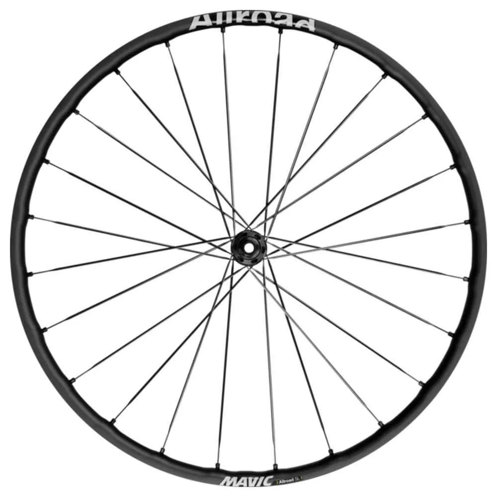 Mavic Allroad Sl Carbon Cl Disc Gravel-vorderrad, Black, 12 x 100mm Mavic Allroad Sl Carbon Cl Disc Gravel-vorderrad, Black, 12 x 100mm