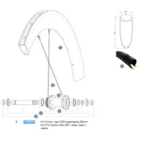 Mavic Comete Pro Carbon Disc Tdf Linke Speichen 12 Einheiten Mavic Comete Pro Carbon Disc Tdf Linke Speichen 12 Einheiten