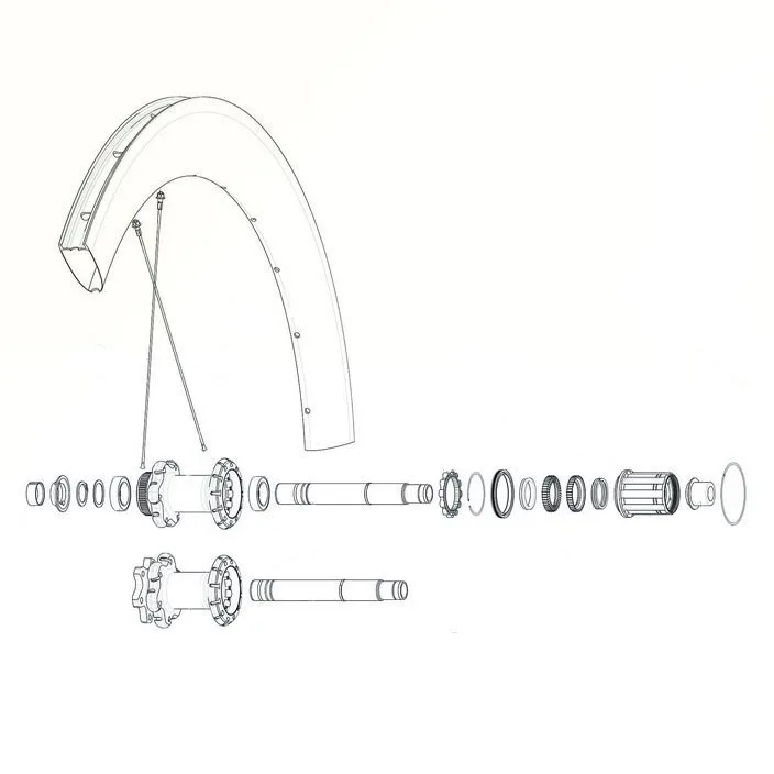 Mavic Comete Pro Carbon Sl T Front 2 Units/rear Right 1 Unit Speichen, Black, 247/253/236mm Mavic Comete Pro Carbon Sl T Front 2 Units/rear Right 1 Unit Speichen, Black, 247/253/236mm