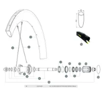 Mavic Comete Pro Carbon Sl T Hintere Linke Speichen 10 Einheiten Mavic Comete Pro Carbon Sl T Hintere Linke Speichen 10 Einheiten