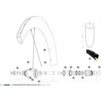 Mavic Comete Pro Carbon Sl Us Disc 20 Rear Felge Mavic Comete Pro Carbon Sl Us Disc 20 Rear Felge
