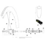 Mavic Comete Pro Carbon Sl Ust Front 2 Units/rear Left Speichen 2 Einheiten, Black, 247/261mm