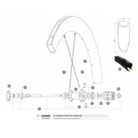 Mavic Comete Pro Carbon Ust Rear Felge Mavic Comete Pro Carbon Ust Rear Felge