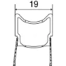 Mavic Comete Track T 17 Tubular Rennrad-vorderrad, Black, 9 x 100mm