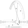 Mavic Cosmic Elite Ust Linke Speichen 10 Einheiten, Black, 276mm