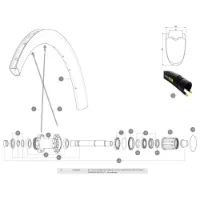 Mavic Cosmic Pro Carbon Sl C Linke Speichen 12 Einheiten Mavic Cosmic Pro Carbon Sl C Linke Speichen 12 Einheiten