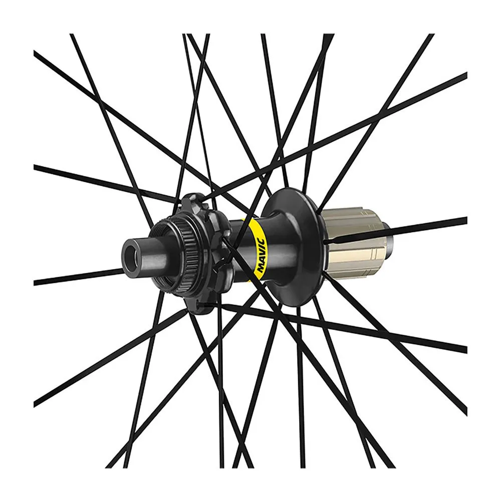 Mavic Cosmic Pro Carbon Sl T Disc Tubular Rennrad-hinterrad, Black, 9 x 130mm, Shimano/Sram HG Mavic Cosmic Pro Carbon Sl T Disc Tubular Rennrad-hinterrad, Black, 9 x 130mm, Shimano/Sram HG