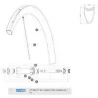 Mavic Cosmic Pro Carbon Sl T Front Felge Mavic Cosmic Pro Carbon Sl T Front Felge