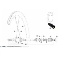 Mavic Cosmic Pro Carbon Sl Ust 20 Rear Felge Mavic Cosmic Pro Carbon Sl Ust 20 Rear Felge