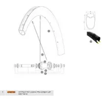 Mavic Cosmic Pro Carbon Ust Disc 20 Front Felge Mavic Cosmic Pro Carbon Ust Disc 20 Front Felge
