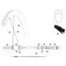 Mavic Cosmic Pro Carbon Ust Disc 650b Hintere Rechte Speichen 12 Einheiten, Black, 251mm