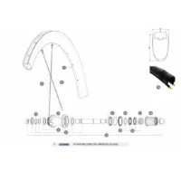 Mavic Cosmic Pro Carbon Ust Disc Rear Felge Mavic Cosmic Pro Carbon Ust Disc Rear Felge