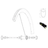 Mavic Cosmic Pro Carbon Ust Tdf Front Felge Mavic Cosmic Pro Carbon Ust Tdf Front Felge