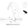 Mavic Cosmic Pro Carbon Ust Tdf Front Felge, Black, 700 - 28" 18H