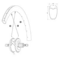 Mavic Cosmic Pro Carbon Ust Ubm Hintere Linke Speichen 16 Einheiten Mavic Cosmic Pro Carbon Ust Ubm Hintere Linke Speichen 16 Einheiten
