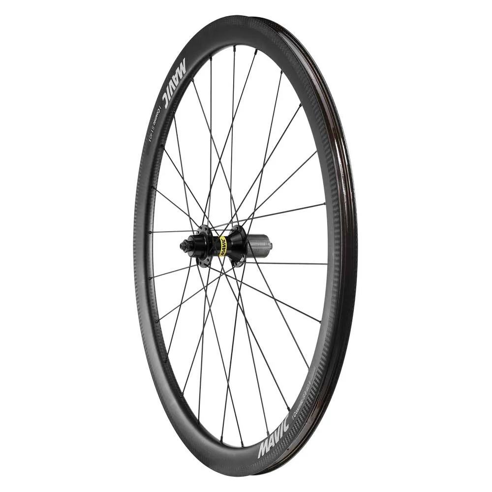 Mavic Cosmic S 40 Qr Tubeless Rennrad-hinterrad, Black, 9 x 130mm, Shimano HG Mavic Cosmic S 40 Qr Tubeless Rennrad-hinterrad, Black, 9 x 130mm, Shimano HG