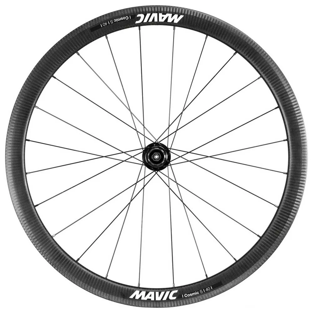 Mavic Cosmic S 40 Qr Tubeless Rennrad Laufradsatz, Black, 9 x 100/9 x 130mm, Shimano HG Mavic Cosmic S 40 Qr Tubeless Rennrad Laufradsatz, Black, 9 x 100/9 x 130mm, Shimano HG