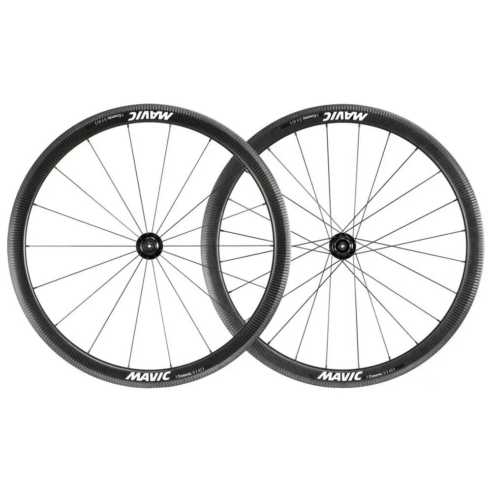 Mavic Cosmic S 40 Qr Tubeless Rennrad Laufradsatz, Black, 9 x 100/9 x 130mm, Shimano HG Mavic Cosmic S 40 Qr Tubeless Rennrad Laufradsatz, Black, 9 x 100/9 x 130mm, Shimano HG