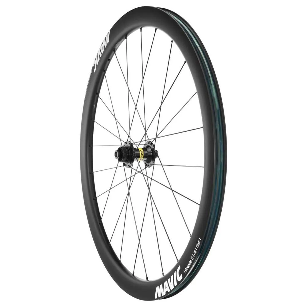 Mavic Cosmic S 42 Cl Disc Rennrad Laufradsatz, Black, 12 x 100 / 12 x 142mm, Shimano/Sram HG Mavic Cosmic S 42 Cl Disc Rennrad Laufradsatz, Black, 12 x 100 / 12 x 142mm, Shimano/Sram HG